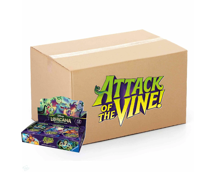 Disney Lorcana TCG: Attack of the Vine Booster Box - Case of 4